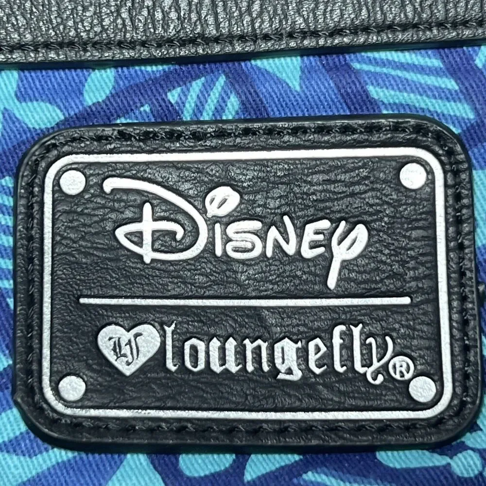 Loungefly Disney Lilo & Stitch/ Scrump Face 2 Sided Face Tote Bag large purse - Picture 3 of 9